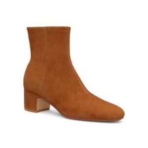 Birdies Starling Bootie in Tan Suede